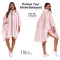 Rain Poncho for Adults with Zipper