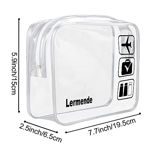 Clear Toiletry Bag TSA Approved Quart Size Travel Carry On