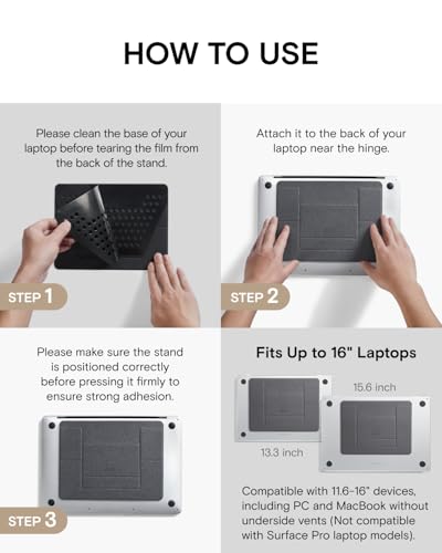 Invisible Slim Laptop Stand