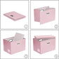 Foldable Storage Bins with Lids [5 (5 Count)