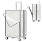 Clear Luggage Cover Protector with Front Pocket Zipper 28 Inch