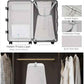30 Inch Zipperless Large Checked Suitcase