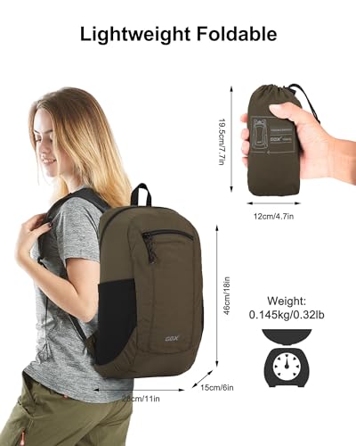 Foldable 20l Backpack For Travel Lightweight Hiking Packable Daypack for Men Travel Camping Outdoor Bag Women
