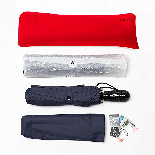 Large Umbrella Windproof 54 Inch Folds Into Portable Travel Size