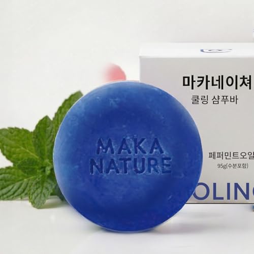 Maka Nature Cooling Shampoo Bar for All Hair Types (2.82 Ounce)