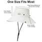 Sun Hats for Women Bucket Hat UV Protection Fishing Hat Wide Brim Safari Hats 2 in 1 Zip