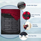 Cotton Flannel Double Sleeping Bag for Adults Machine Washable 2 Person Camping Sleeping Bag Queen Size Waterproof with Compression Sack for Cold Weather 3