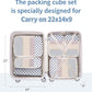 6 Set Compression Packing Cubes for Travel Women Men
