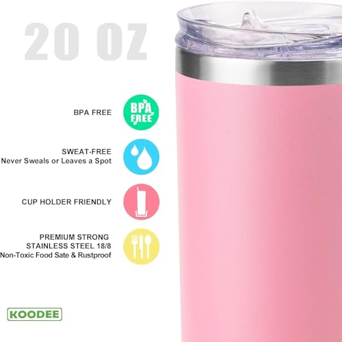 20 oz Tumbler with Lid and Straw