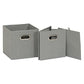 Fabric Storage Bins in Strong Poly‑Woven Fabric (6 Count)