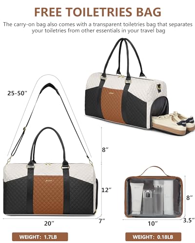 Women Weekender Travel Duffle Bag
