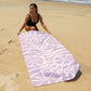 Microfiber Beach Towel for Adults with Bag
