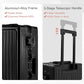 Zipperless 24 Inch Luggage With Wheels