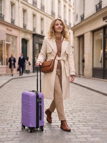 24 Inch Luggage Suitcase with Spinner Wheels TSA Lock