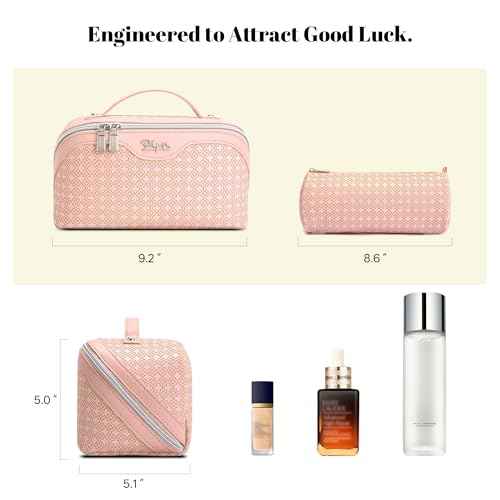Travel Makeup Bag for Women (3 Count)