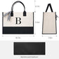 Initial Tote Bag
