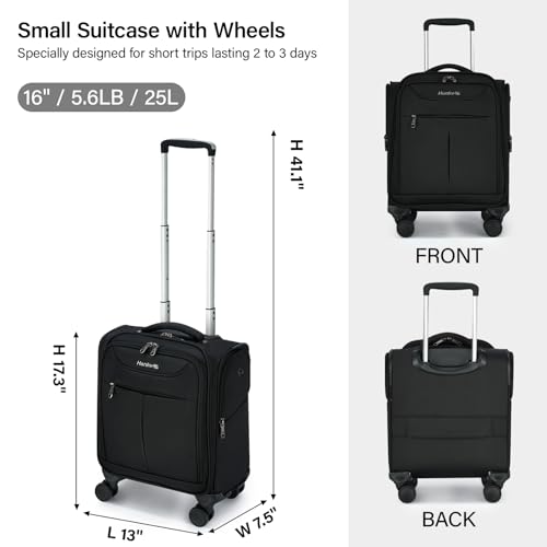 Underseat Carry On Luggage with Wheels