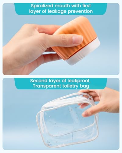 Travel Containers for Toiletries 4 Pack (4 Count)