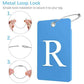 2 Pack Initial Luggage Tags for Suitcases Airplane Travel Essentials (2 Count)