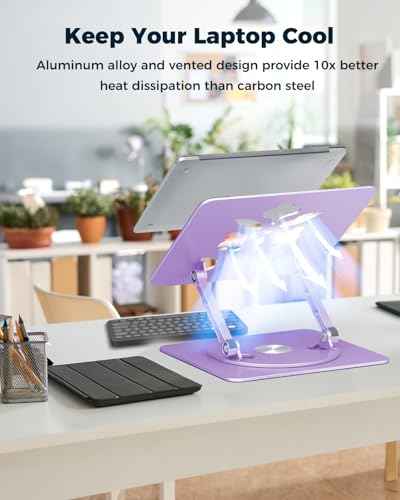 360° Rotating Laptop Stand for Desk