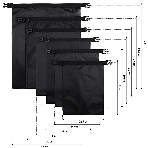 6 Pcs 6 12 Pcs Waterproof Dry Bags