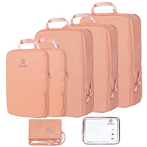 Lightweight Compression Packing Cubes for Suitcases (7 Count)