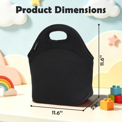 Neoprene kids Lunch box Insulated Soft Bag Mini Cooler Thermal Meal Tote Kit for Boys