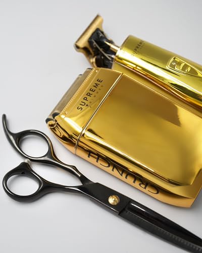 2-in-1 T-Shaper Trimmer & Crunch Foil Shaver | STF602 Electric Razor & ST5200 Beard Trimmer Barber Haircut Kit | Gold