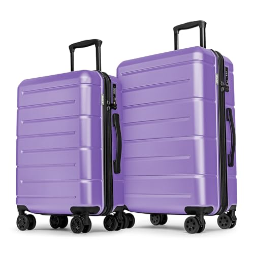 Luggage Sets 2 Piece Suitcase Set Hardshell 20 inch (2 Count)