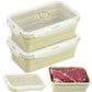 Collapsible Silicone Food Storage Containers Set with Lid & Air Ven