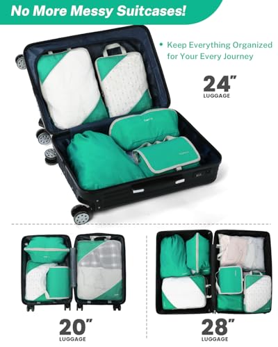 Compression Packing Cubes for Travel (10 Count)