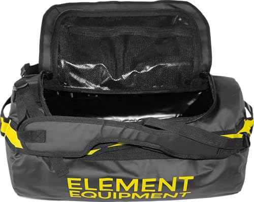 Trailhead Duffel Bag Shoulder Straps Waterproof Black