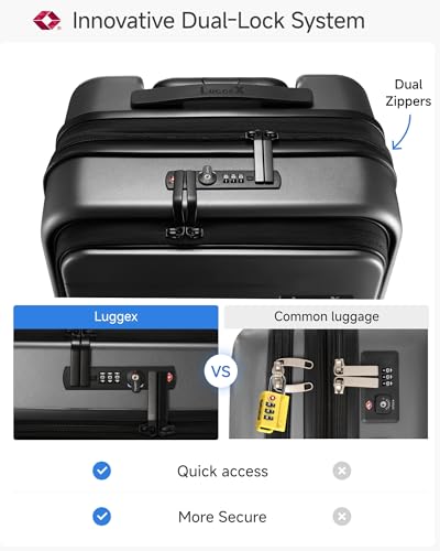 Carry On Front Pocket Expandable Suitcase