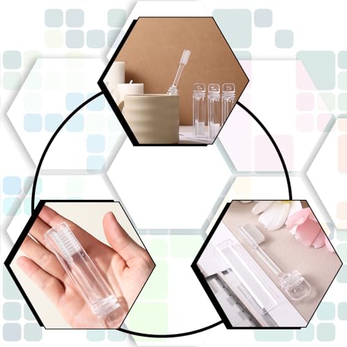 4 Pcs Travel Toothbrush Mini Foldable with Case (4 Count)