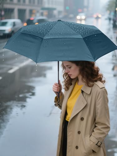 Windproof Travel Umbrellas for Rain and Sun