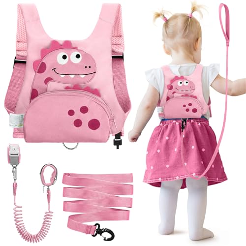 3 in 1 Toddler Harness Leash with Key Lock for Boys Girls