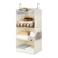 3 Shelf Hanging Closet Organizer with Half Compartment
