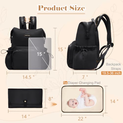 Diaper Bag Backpack Baby Bag Neoprene Bag Neoprene Backpack