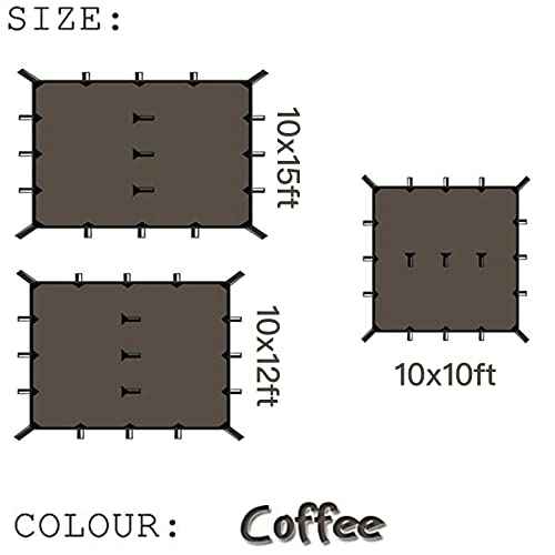 10X10FT Tent Tarp (100 Sq Ft)