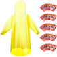6 & 20 & 50 Pack Disposable Rain Ponchos for Adults (6 Count)