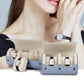 2 Slot Leather Watch Organizer Case Light Blue
