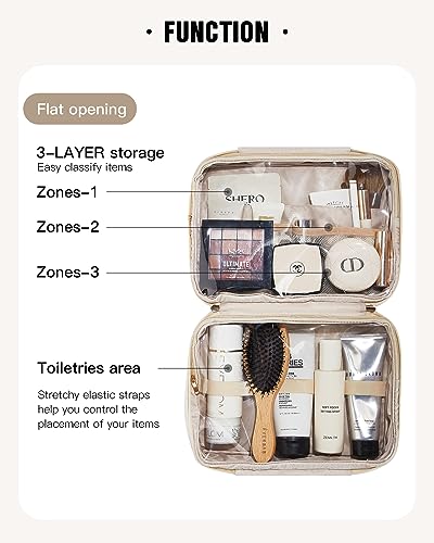 Travel Toiletry Bag with Hanging Hook