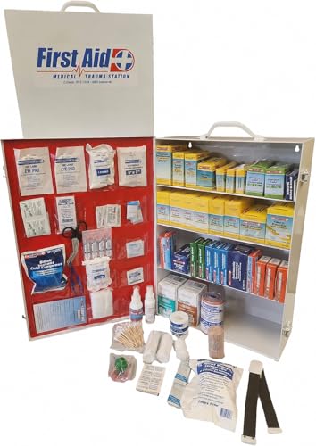 First Aid 80099 4 Shelf All Purpose First Aid Kit Cabinet