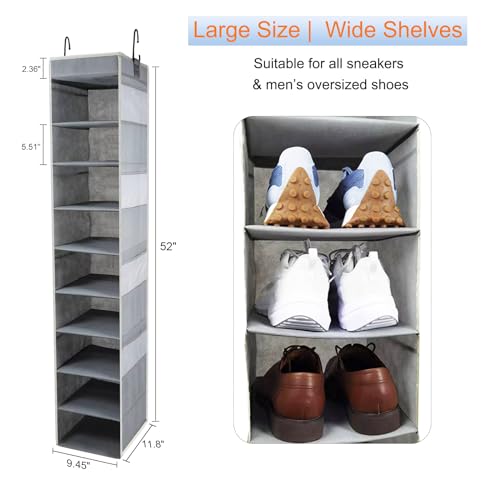 Large Sized Hanging Shoe Organizer 10
