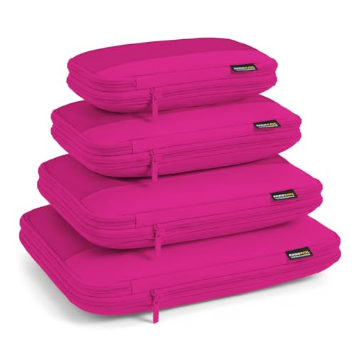 4 Piece Compression Packing Cubes for 3 (4 Count)