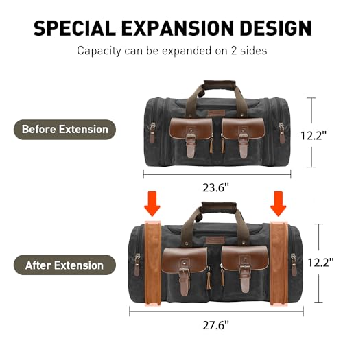Waxed Canvas Duffle Bag
