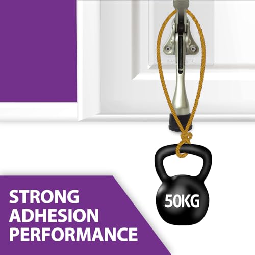 Door Stopper with Adhesive Bracket Stickers