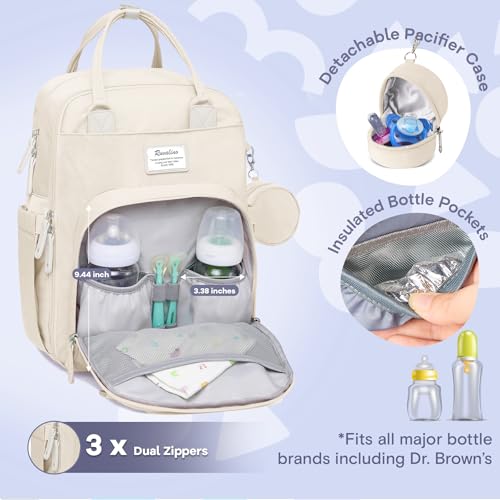 Baby Diaper Bag Backpack with Changing Pad