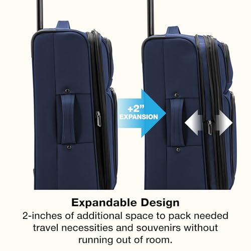 Anzio Softside Expandable Luggage with Spinner Wheels