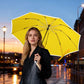 Portable Compact Folding Inverted Umbrella with LED